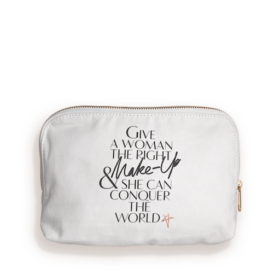 1ST EDITION MAKE-UP-TASCHE LIPPENPRINT-CANVAS-MAKE-UP-TASCHE