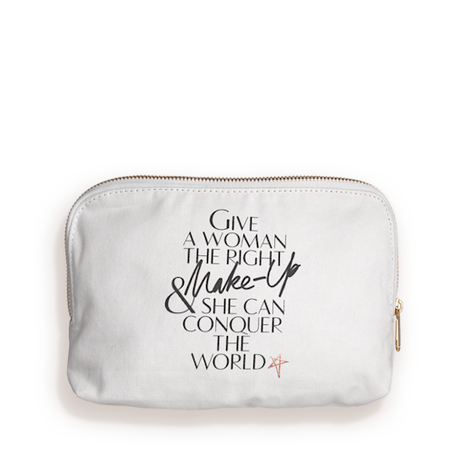 1ST EDITION MAKE-UP-TASCHE LIPPENPRINT-CANVAS-MAKE-UP-TASCHE