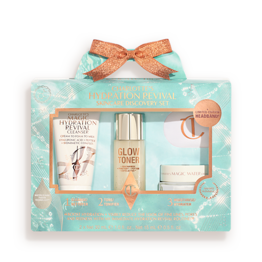 CHARLOTTE’S HYDRATION REVIVAL SKINCARE DISCOVERY SET – HAUTPFLEGE-SET IN REISEGRÖSSE