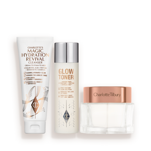 CHARLOTTE’S MAGIC CLEANSE, TONE & GLOW SET Hautpflege-Set