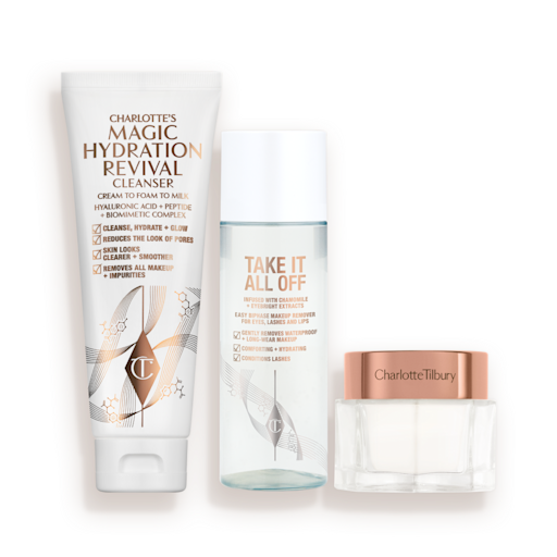 CLEANSE, TAKE IT ALL OFF & GLOW SET Hautpflege-Set