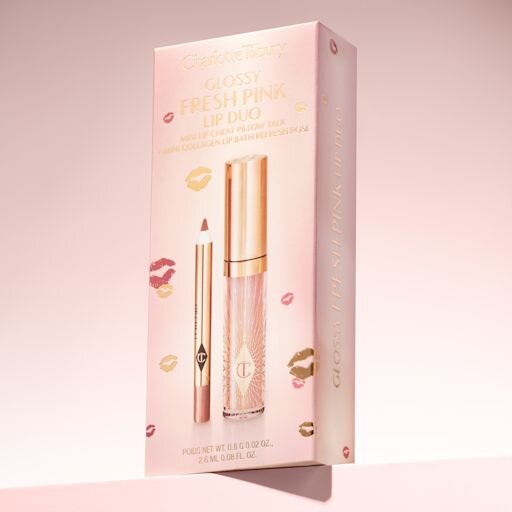 GLOSSY LIP DUO FRESH PINK
