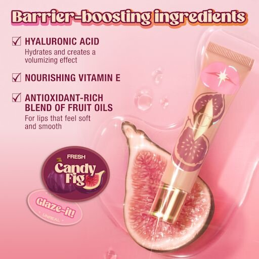 UNREAL LIPS HEALTHY GLOW NECTAR OIL JUICYLICIOUS CANDY FIG