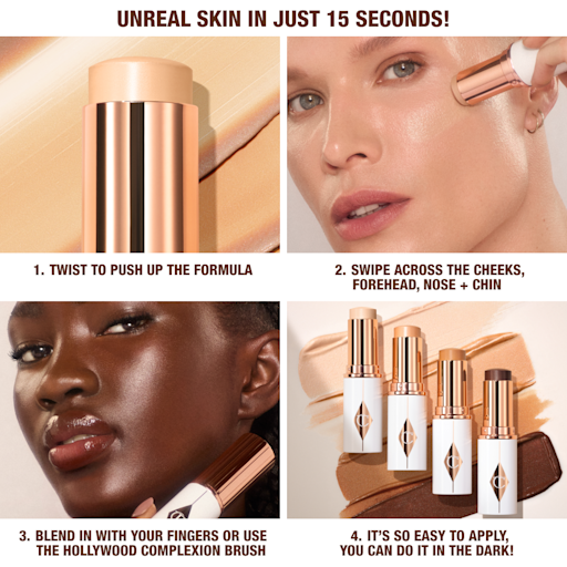 UNREAL SKIN SHEER GLOW TINT FEUCHTIGKEITSSPENDENDER FOUNDATION-STICK 13 DEEP
